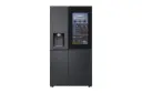 628L InstaView™ Side-By-Side Fridge Freezer, Essence Black Steel